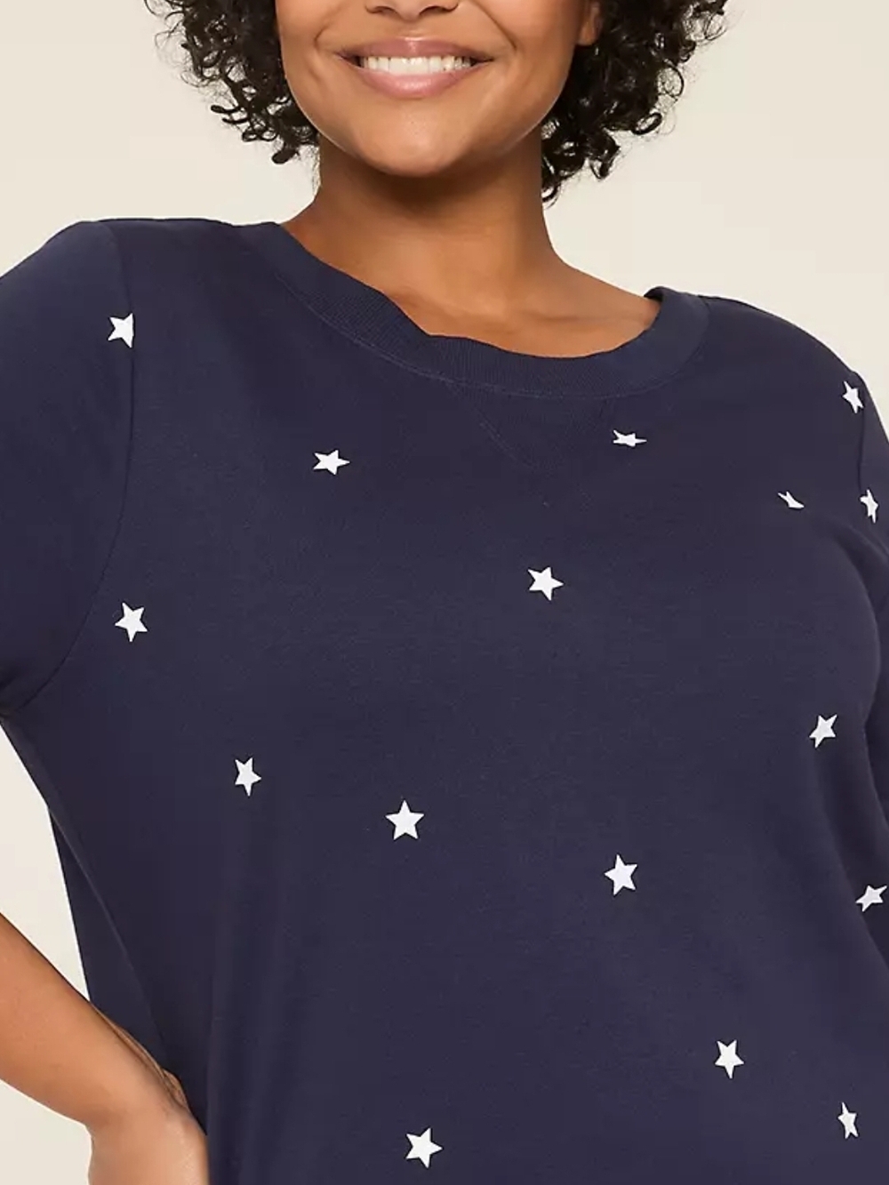LIVI French Terry Short-Sleeve Cross-Back Sweatshirt 🇺🇲